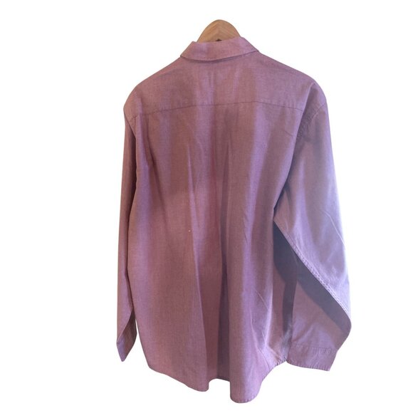 Wrangler Authentics XL Mens Shirt Pink Button-Up Chest Pockets Gorpcore Workwear - Picture 2 of 8